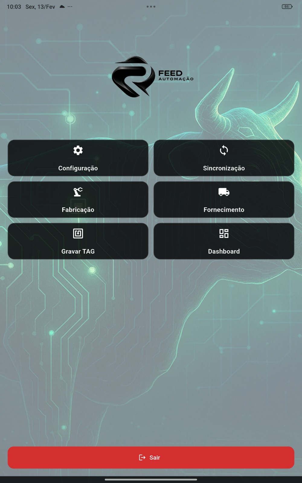 Sistema de automação agro — fabricação de ração